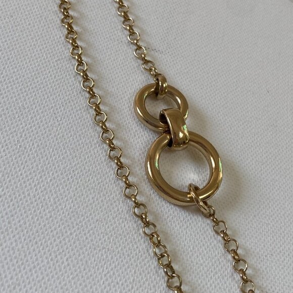 Talbots Gold Long Double-Strand Necklace - Picture 5 of 10